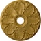 Ekena Millwork Milan Ceiling Medallion (Fits Canopies up to 4 5/8"), 24 1/2"OD x 3 1/2"ID x 1"P, Pharaohs Gold CM24MIPGS - alternate 1